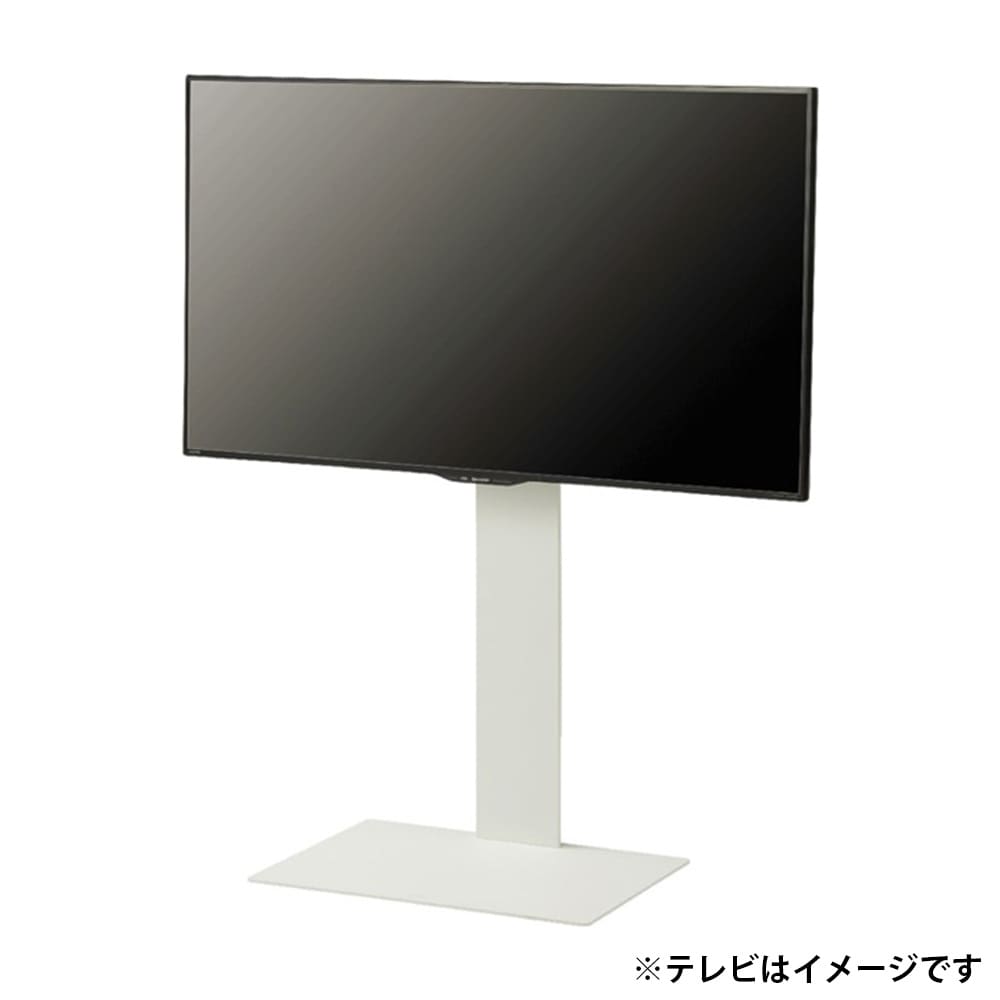 ３２〜６０型対応　ＷＡＬＬ　テレビ台用スタンド　ＷＬＴＶＸ５１１１　サテンホワイト