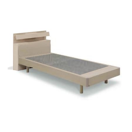 シングル畳ベッド　スピーク３　宮(キャビネット)　ＭＩＧＵＳＡ　ＷＷ　ＧＹ　グレー