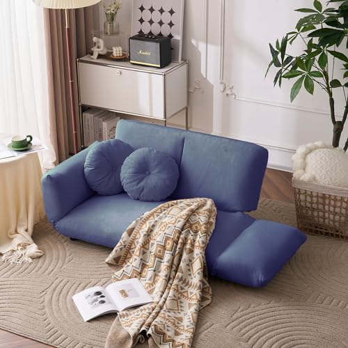IKIFLY ソファ 2人掛け ソファベッド フロアソファ コンパクト低い座椅