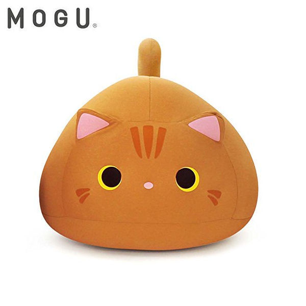 MOGU ビーズクッション キャラクター ねこ ネコ ブラウン もぐっち み〜たん (全長約35cm) モグ