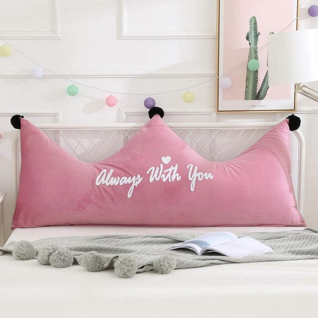 枕 まくら クッション 三角枕 王冠 王冠バッククッション ロングクッション ヘッドボード 腰枕 013 三角形まくら 90cm バックレスト ベッドクッション 背もたれ 腰部パッド 枕を読む 読書