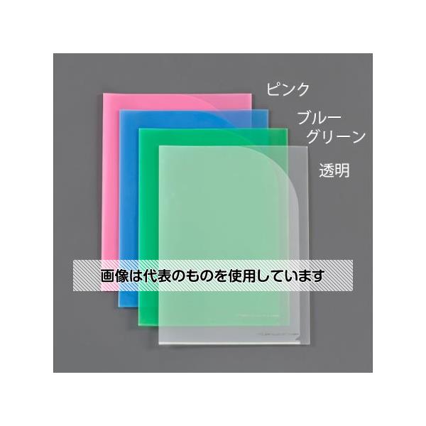 ライオン事務器 A4/310x220mm クリアーホルダー(桃/10冊) EA762CC-11 入数:1箱(10冊入)