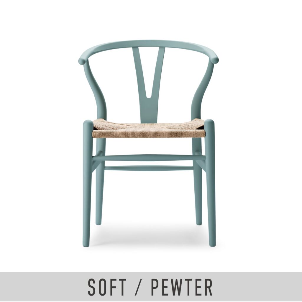CH24（Yチェア）ソフトカラー / ピューター / by イルス・クロフォード / ビーチ材 / CARL HANSEN 
