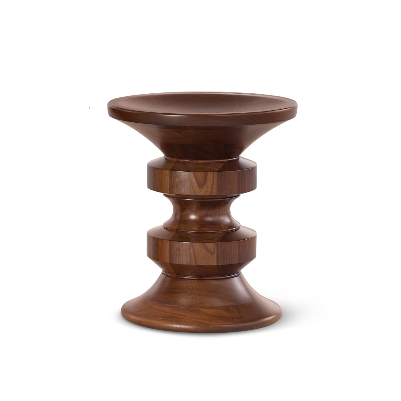 イームズ ターンドスツール / D / ウォルナット / Eames Turned Stool / チャールズ＆レイ・イームズ / Herman Miller（ハーマンミラー）/ スツール / サイドテーブル / 正規販売店 [4]