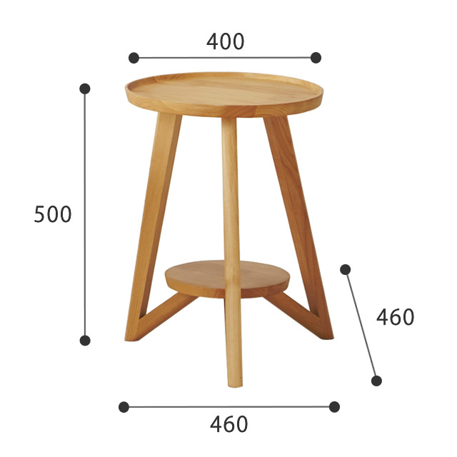 ビッツ 42 センターテーブル VITZ 42 SIDE TABLE W46×D46×H50cm