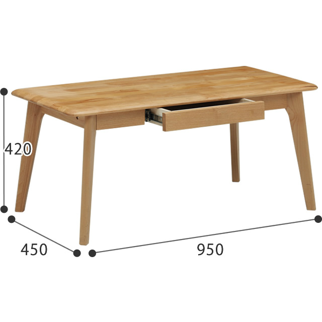 ロースト センターテーブル ROAST CENTER TABLE W95×D45×H42cm