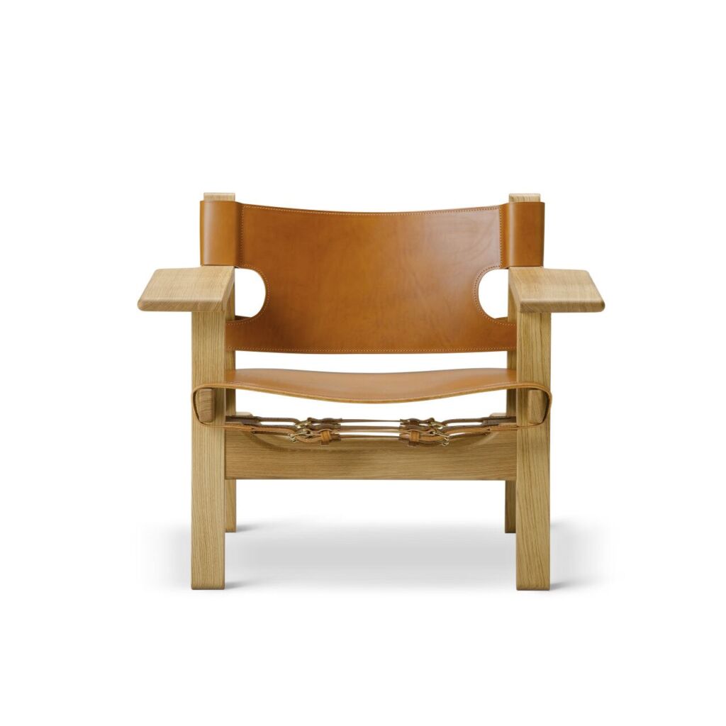 SPANISH CHAIR｜Oak Oil / Cognac Leather