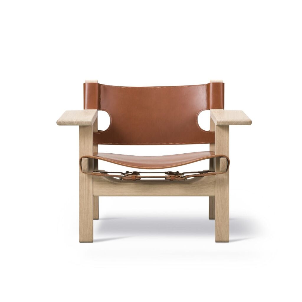 SPANISH CHAIR｜Oak Soap / Cognac Leather