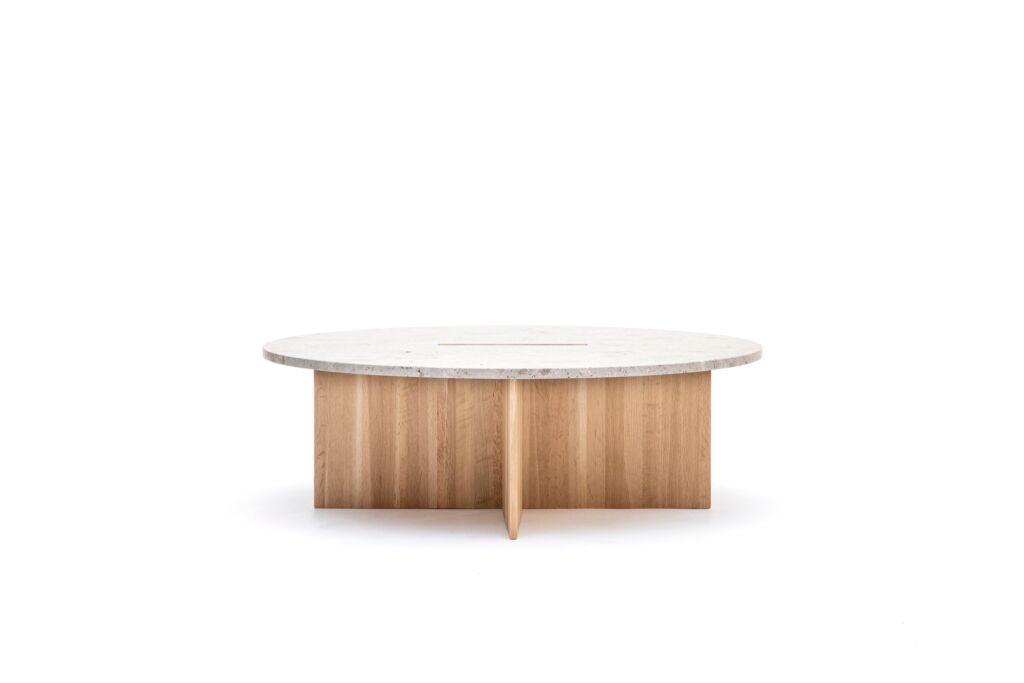 N-ST01｜marble top / large / pure oak