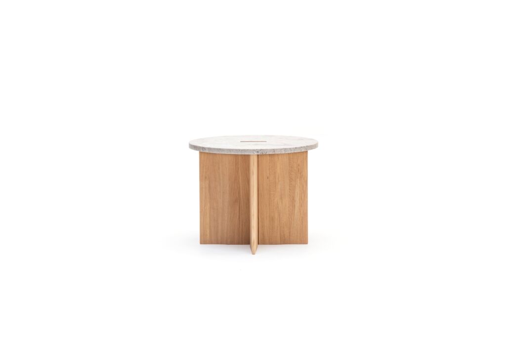 N-ST01｜marble top / small / pure oak