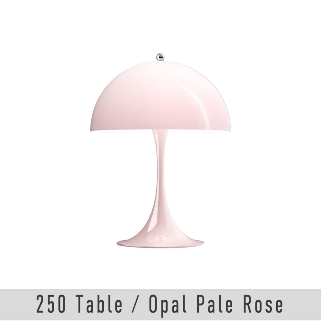 パンテラ 250 テーブル / オパール・ペール・ローズ  / Panthella 250 Table / Opal Pale Rose  / ヴァーナー・パントン / Louis Poulsen（ルイスポールセン）/ テーブルライト / 正規販売店