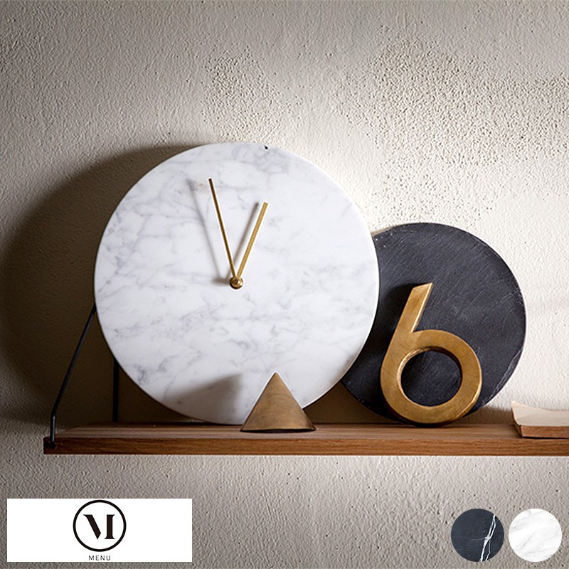 MENU メニュー Marble Wall Clock マーブル 壁掛け時計 大理石 ウォールクロック