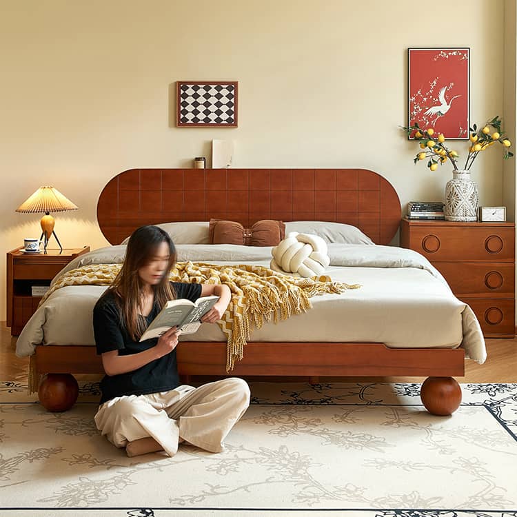 ベッドフレーム ベッド 木製 脚付き おしゃれ 可愛い htb-1769