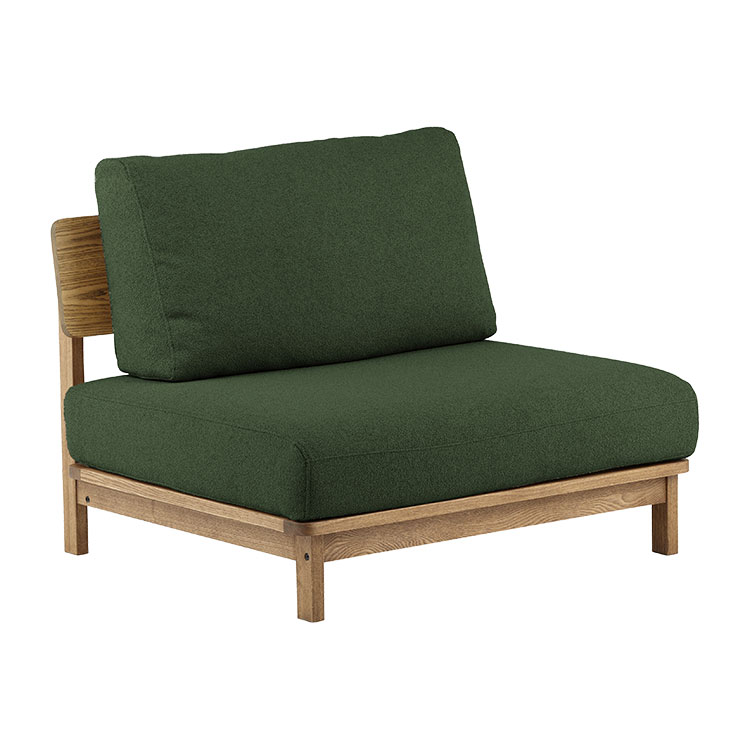 マナー④ 1.5人掛けソファ 幅100cm カバーリング 20色展開