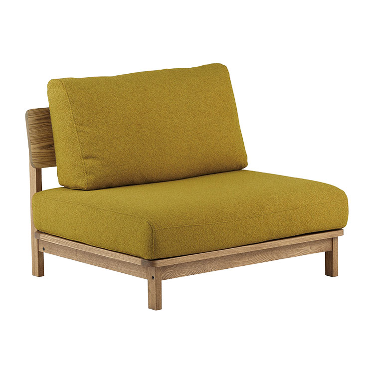 マナー④ 1.5人掛けソファ 幅100cm カバーリング 20色展開