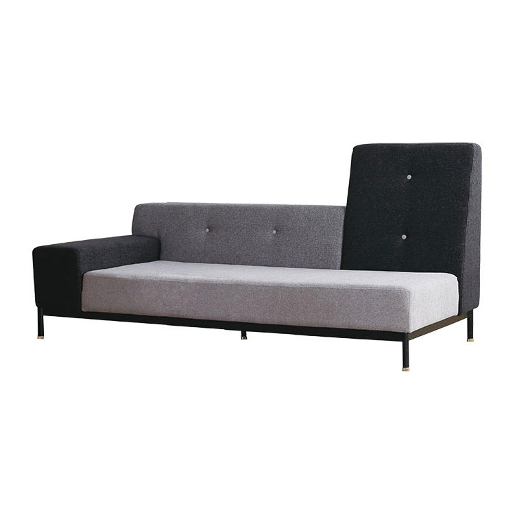 テット 2.5人掛けソファ 右肘 モノトーン