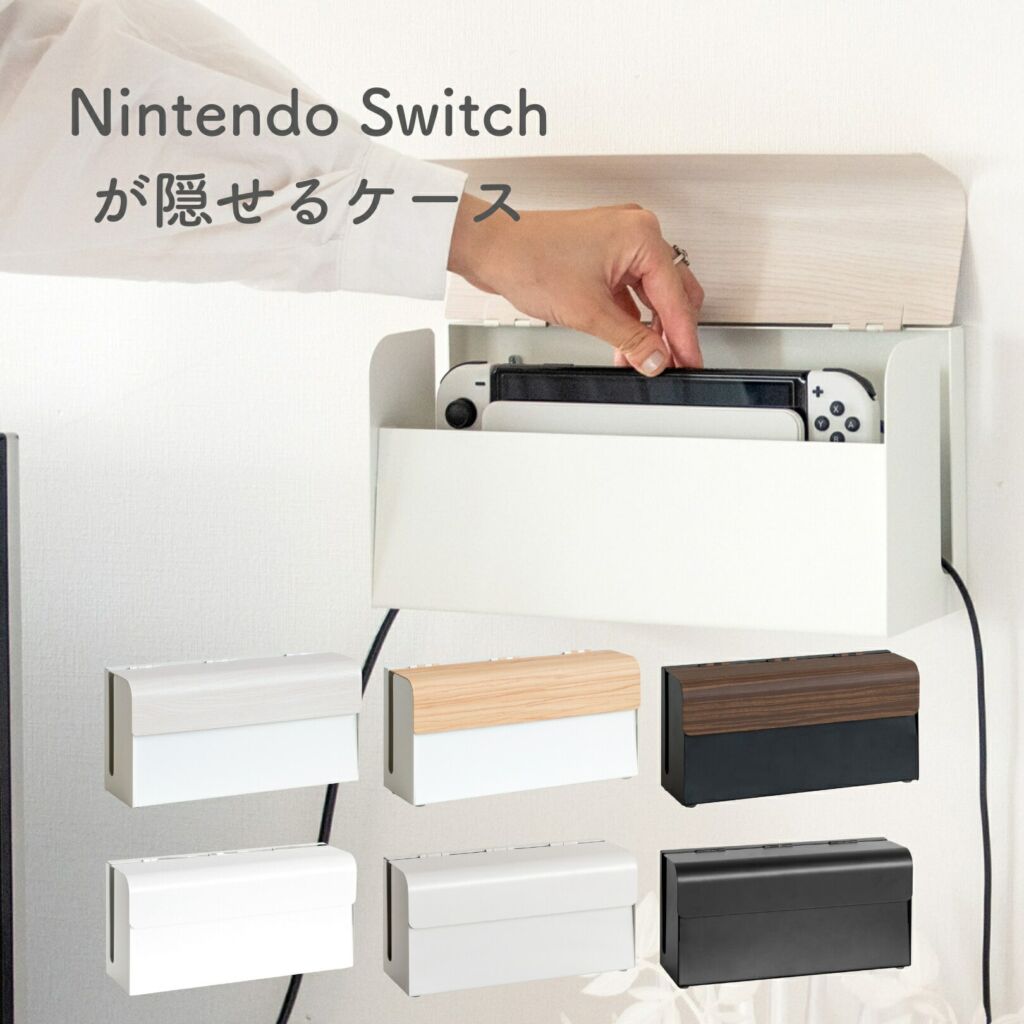 【10％オフクーポン対象】Nintendo Switch用 収納ケース 幅28 奥行9 高さ14cm 宮武製作所