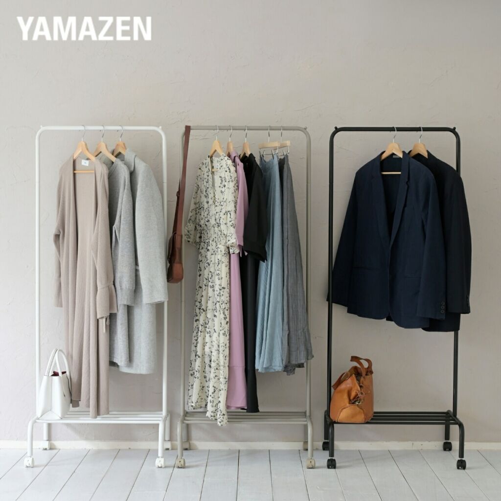 【10％オフクーポン対象】ハンガーラック 棚付き キャスター付き 幅60 奥行43 高さ150cm BTH-S 山善 YAMAZEN
										
											【会員登録でクーポンGET】