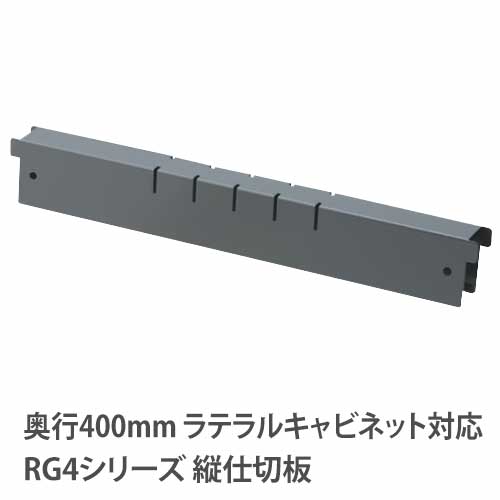 縦仕切板 仕切り板 仕切板 RGシリーズ RWシリーズ ラテラルキャビネット ラテラル キャビネット 奥行400mm 3段用 A4ファイル対応 スチールキャビネット RG-TP40