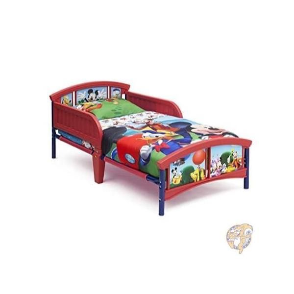 Delta Children Plastic Toddler Bed Disney Mickey Mouse ディズニー ミッキー 子供用 ベット アメリカ輸入家具 アメリカ輸入雑貨 送料無料