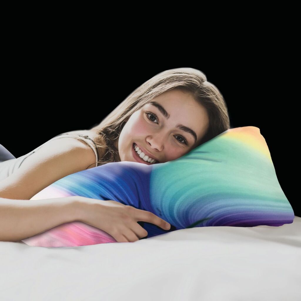 [送料無料] Groove タイダイクラスター記憶泡のベッド枕 [楽天海外通販] | Groove Tie Dye Cluster Memory Foam Bed Pillow