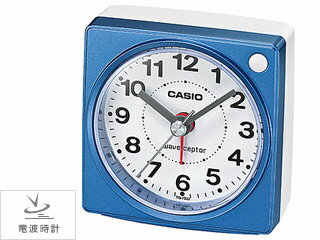 CASIO カシオ TQ-750J-2JF 電波目覚まし時計 ブルー 【正規品】【お取り寄せ商品】