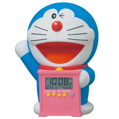 【お取寄せ品】セイコークロック ♪ドラエモン♪ 音声目覚まし時計 JF374A