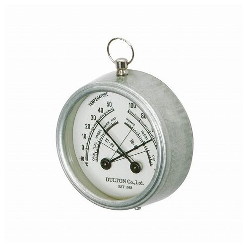 THERMO-HYGROMETER ROUND サーモハイグロメーター ラウンド K925-1283RD DULTON ダルトン おしゃれ かわいい(代引不可)