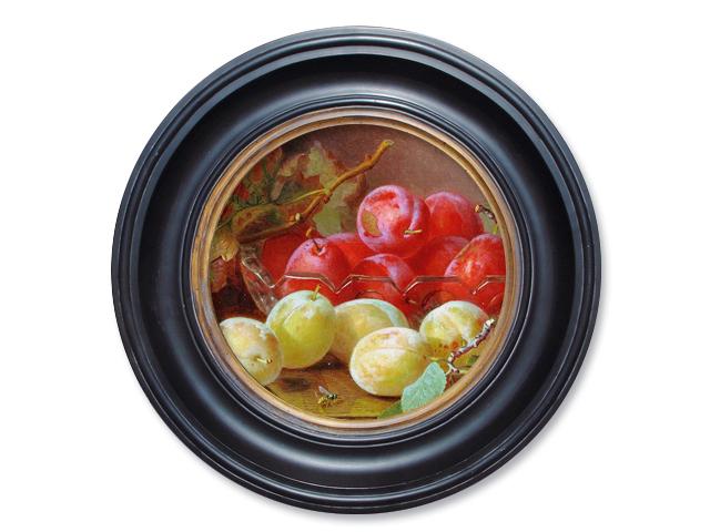 オレオグラフ PORTHOLE 舷窓 RED PLUMS IN GLASS BOWL PH2752