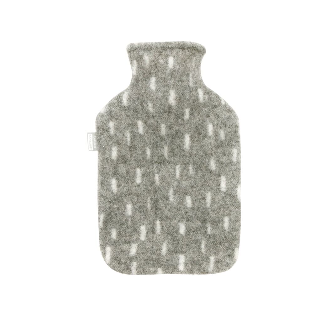 PYRY hot water bottle / grey-white / 湯たんぽ / ウール / LAPUAN KANKURIT（ラプアン カンクリ）