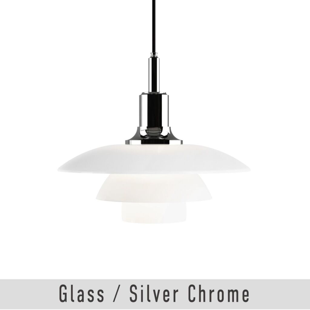 PH 3½-3 グラスペンダント / シルヴァー・クローム / PH 3½-3 Glass Pendant / Silver Chrome / Louis Poulsen（ルイスポールセン）/ ペンダントライト / 正規販売店