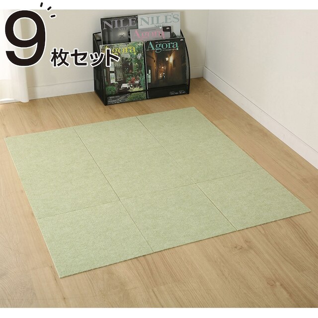 はっ水 吸着パネルマット 30×30cm 9枚入り (3030 GR)