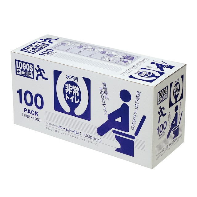 LOGOS　非常用トイレ水不要100パック