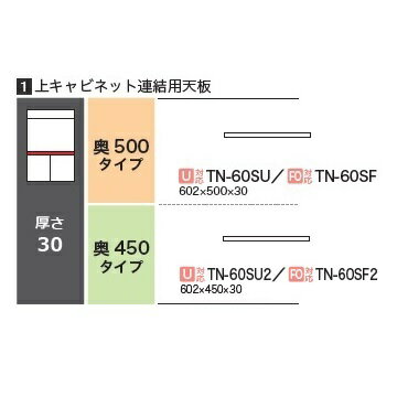 綾野製作所 60上キャビネット連結用天板 CAMBIA(カンビア)TN-60SU/60SF(奥行:500mm)TN-60SU2/60SF2(奥行:450mm)ホワイト色納期4週間送料無料(玄関前配送)沖縄・北海道・離島は除く