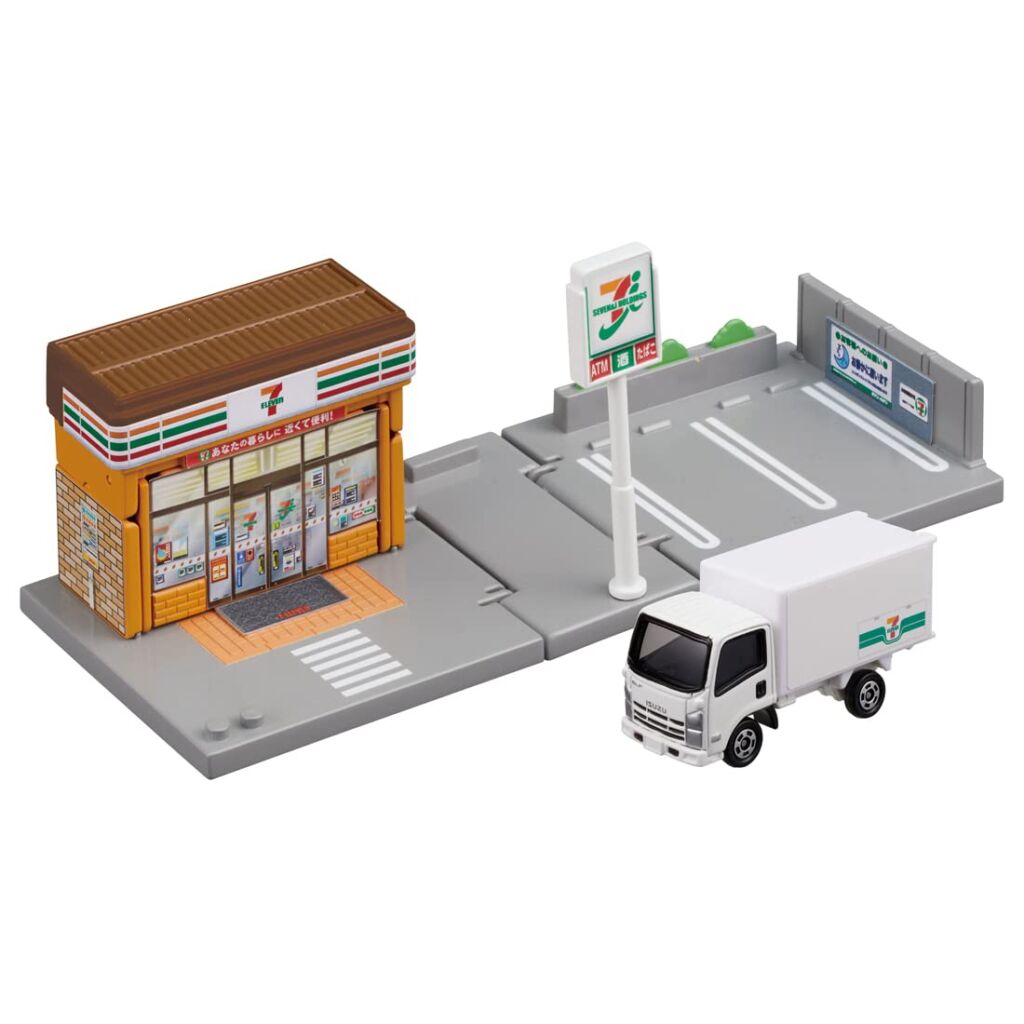 タカラトミー(TAKARA TOMY) 『 トミカ トミカタウン セブン-イレブン (トミカ付き) 』 ミニカー 車 おもちゃ 3歳以上 玩具安全基準合格 STマーク認証 TOMICA