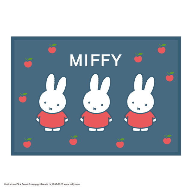 【送料無料】【miffy】【ミッフィー】ひざ掛け【アップル】【ウサギ】 【ミッフィーちゃん】【ディック・ブルーナ】【絵本】【アニメ】【膝掛け】【ひざかけ】【マット】【ブランケット】【毛布】【冬】【お昼寝】【子供】【キッズ】【雑貨】【グッズ】【かわいい】