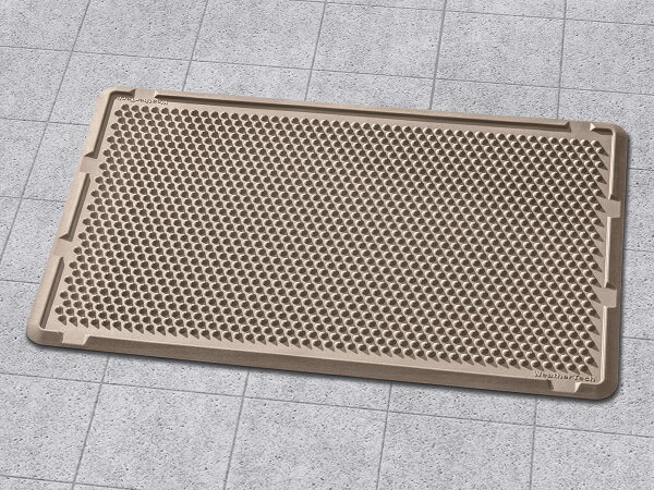 【WeatherTech/ウェザーテック正規輸入元】WeatherTech(ウェザーテック) 玄関マット/ドアマット(サイズ:61cm×99cm)(タン)