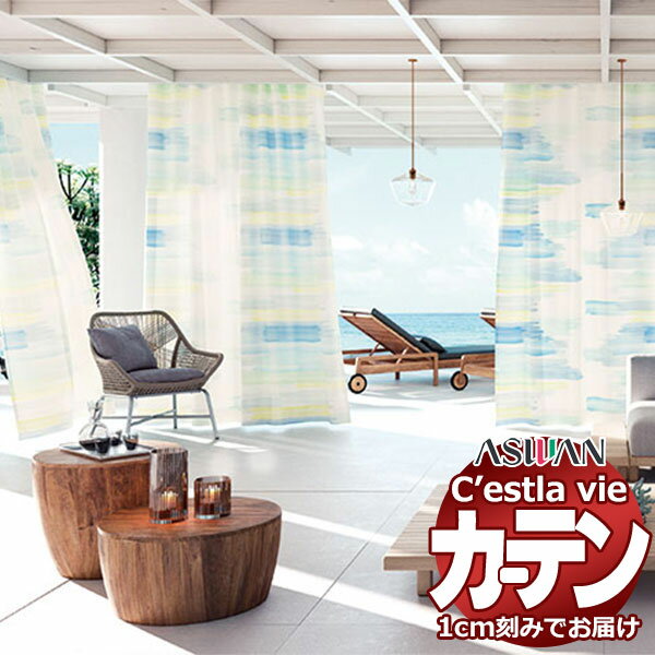 オーダー カーテン アスワン セラヴィ C2054 ハイグレード縫製 約2倍ヒダ 幅150×高さ180cm迄