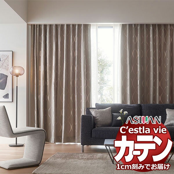 オーダー カーテン アスワン セラヴィ C2127〜2129 ハイグレード縫製 約1.5倍ヒダ 幅500×高さ220cm迄