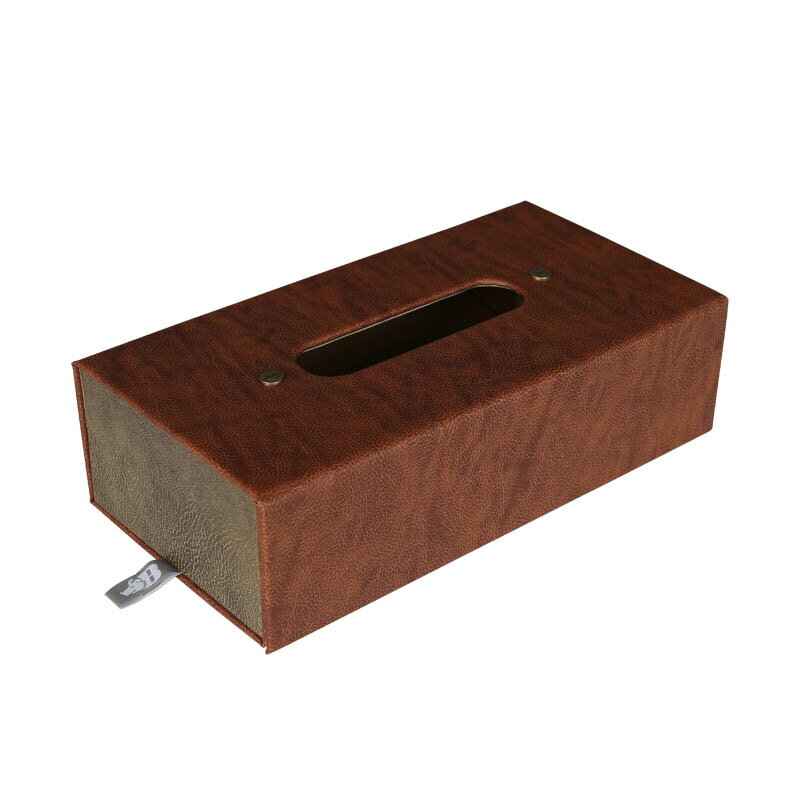 ダルトン DULTON フォールダブル ティッシュ ボックス FOLDABLE TISSUE BOX DARK BROWN