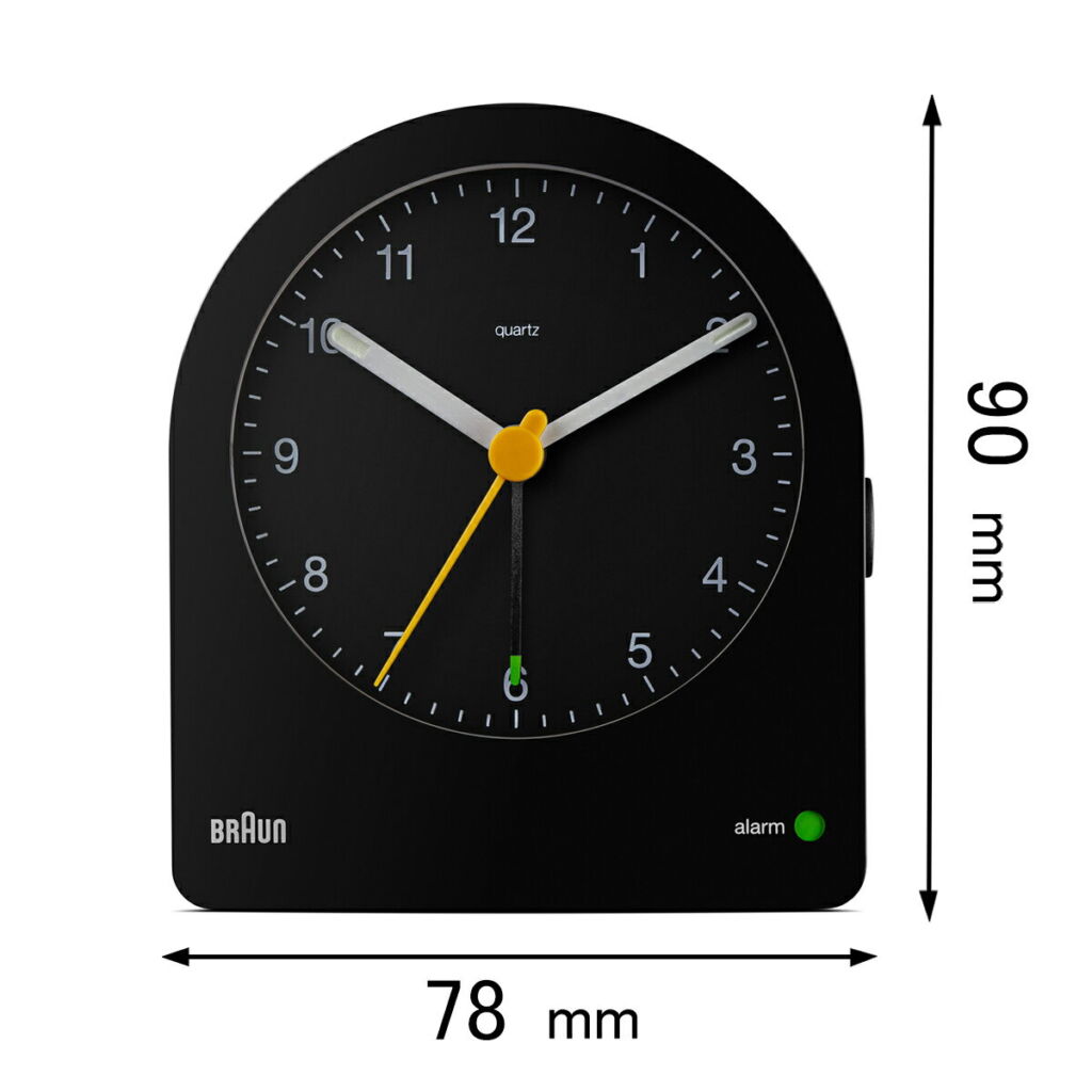 ブラウン 目覚まし時計 BRAUN Analog Alarm Clock BC22B [BC22B]【返品種別A】