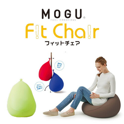 【エントリーでイベント期間ポイント10倍】【MOGU Special SALE対象品】MOGU モグ フィットチェア 本体(カバー付き) LGN 横450mm×縦550mm×奥行450mm ライトグリーン