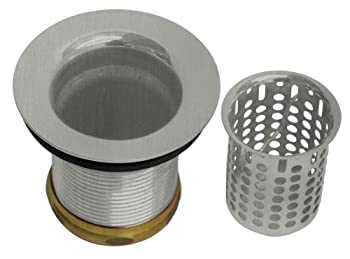 【中古】【輸入品・未使用】Westbrass D218-07 Junior Basket Strainer - Satin Nickel