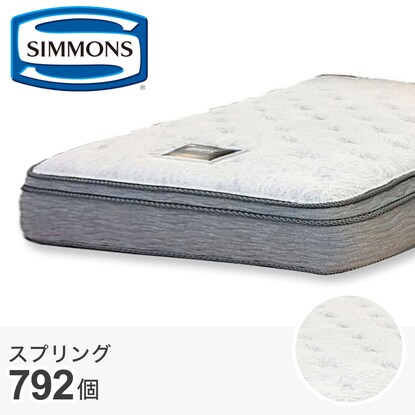 シモンズ ダブルマットレス(6.5NFスイートユーロトップ AB17S14)