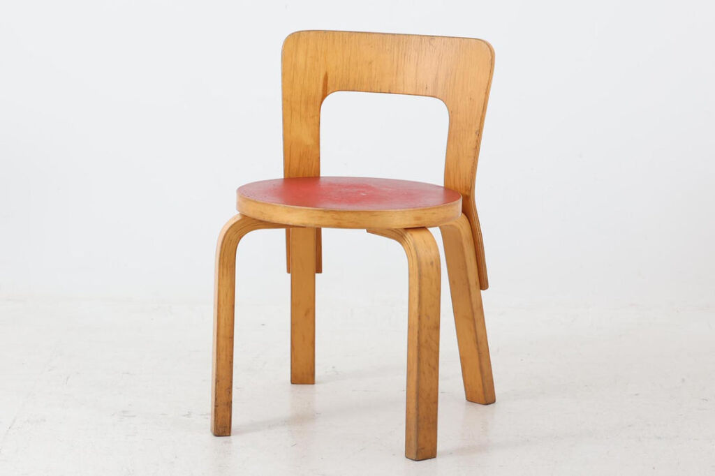 Alvar Aalto(アルヴァ・アアルト)　No.65　キッズチェア　北欧家具ビンテージ
