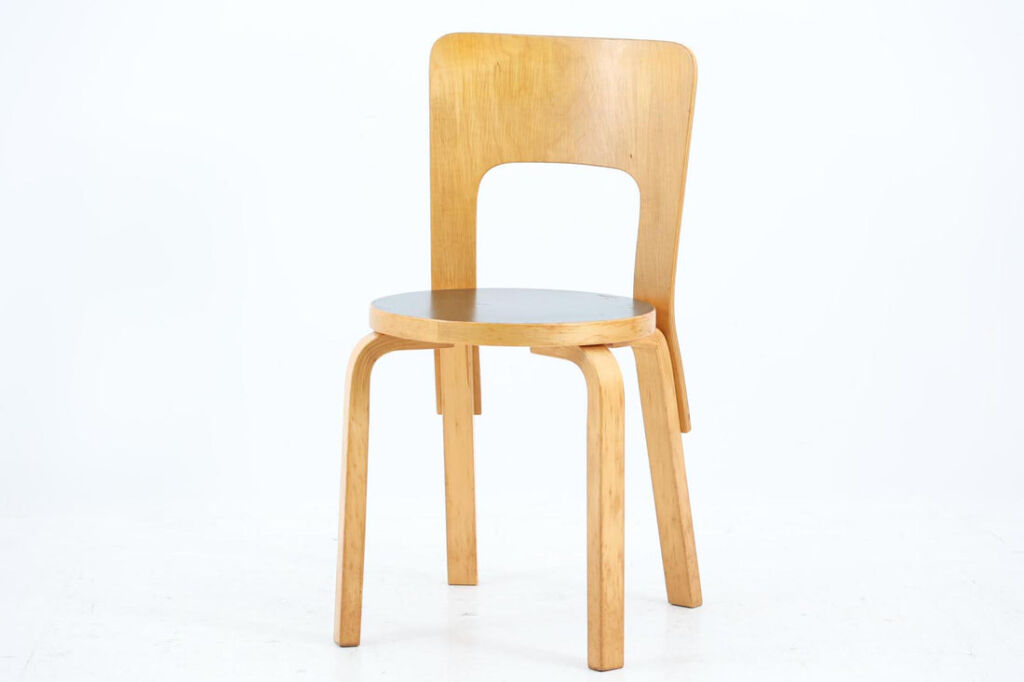 Alvar Aalto(アルヴァ・アアルト)　No.66　チェア　北欧家具ビンテージ