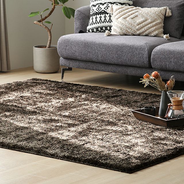 シャギーラグ SME-07 200×200cm