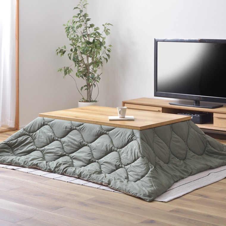 こたつ布団 ミリタリーキルティング リバーシブル仕様/長方形