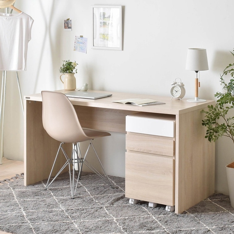 デスクワゴンセット 2点セット ヘルム【HELM】 平机 