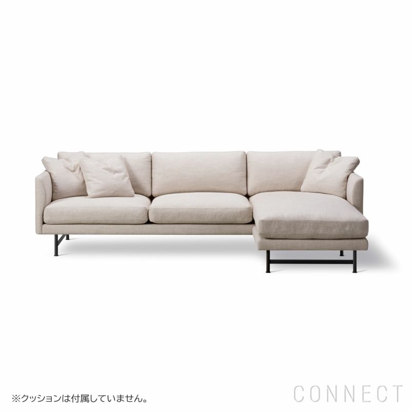 【ソファキャンペーン対象】FREDERICIA（フレデリシア） / Calmo Chaise Sofa（カルモシェーズソファ） / Model 5625 / 3シーター / メタルブラックベース / Sunniva 717（スニバ）